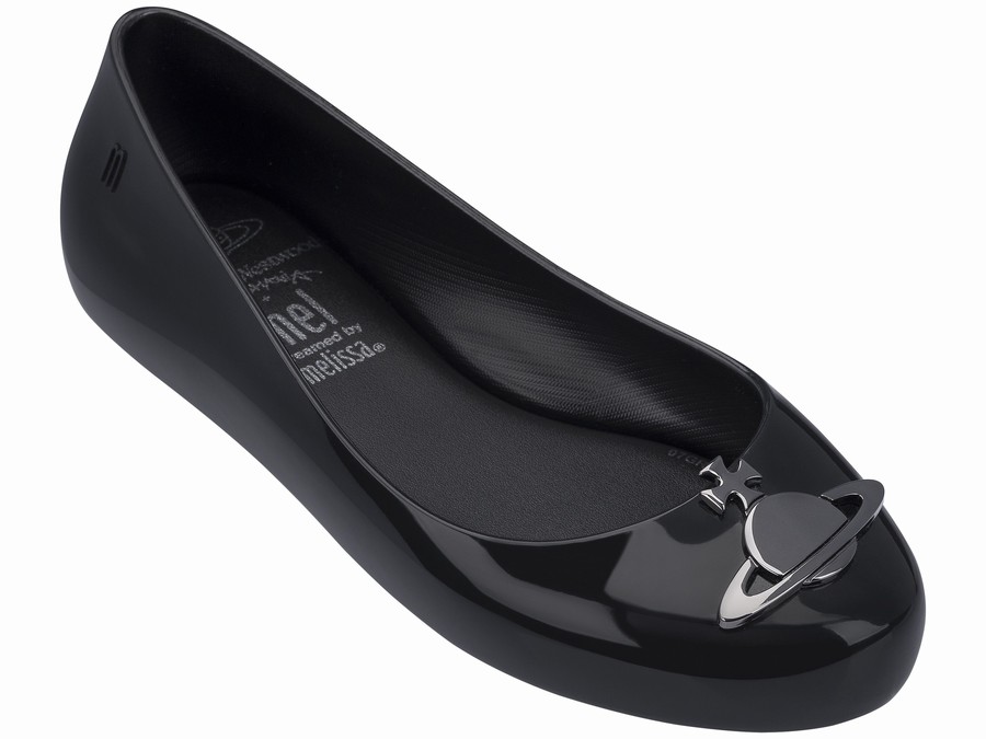 Bailarinas Melissa Vivienne Westwood Space Love Niños - Negras - Argentina VOJ-917642
